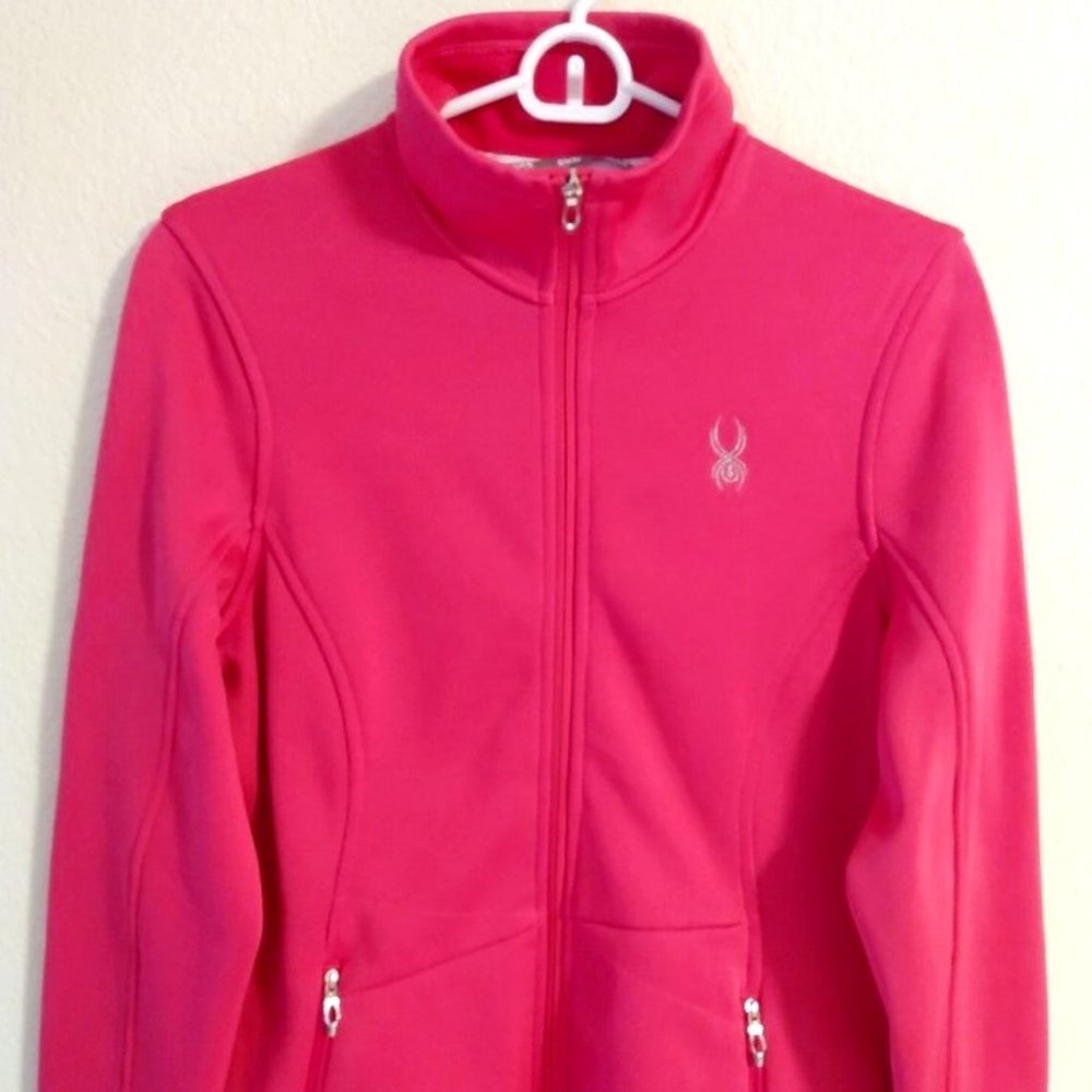 Beautiful Fuchsia Spyder Core Sweater Jacket